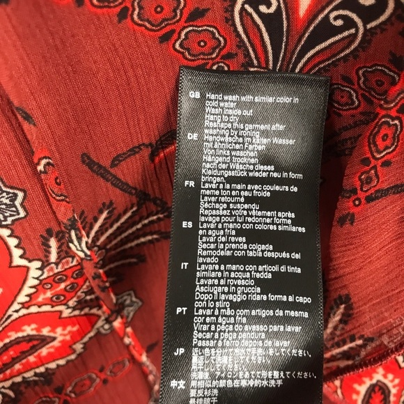 NWT Scotch & Soda Ruffle Drop Hem Dress Size XS - Picture 14 of 14